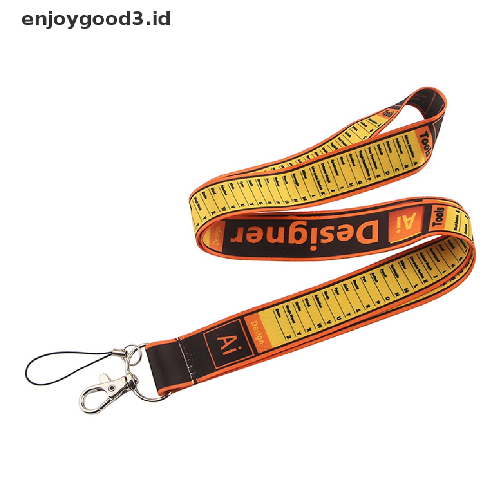 Tali Lanyard Gantung Leher Holder Kartu ID / Handphone Motif Kartun