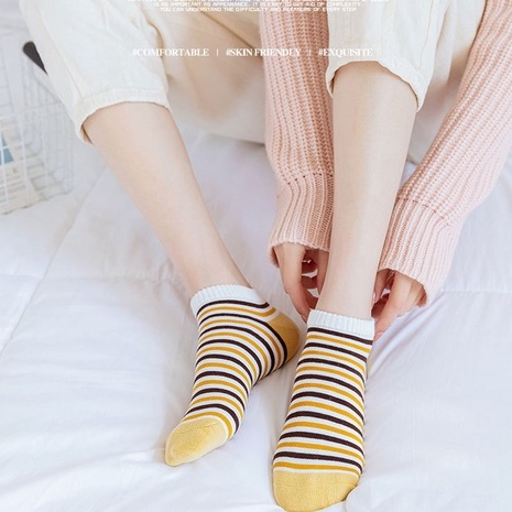 WJ1484 Kaos Kaki Lebah Pendek Semata Kaki / Kaos Kaki Honey Bee Short Ankle Socks