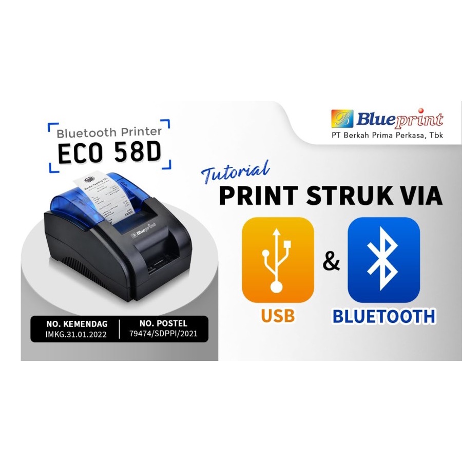 Printer Blueprint Portable ECO58D - Garansi Resmi