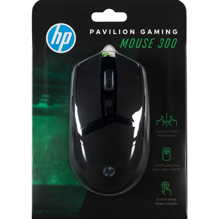 HP PAVILION GAMING MOUSE 300 BLACK - GARANSI 1 TAHUN