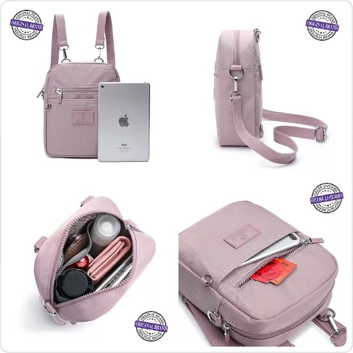 BIG PROMO GUDIKA 5162 | Tas Selempang | Backpack Waterproof Wanita Tas Ransel Anti Air Import Original | Ransel Cewek | Ransel Perempuan | Tas Wanita