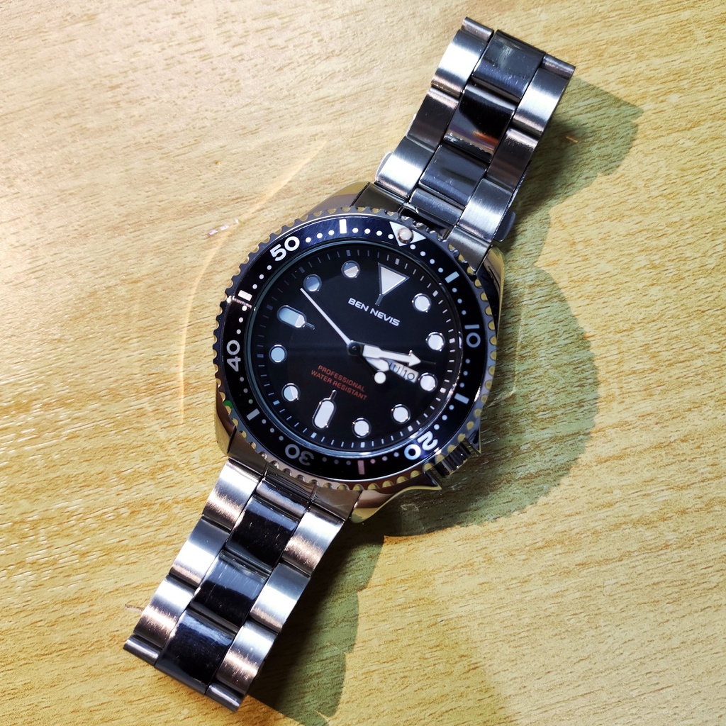 Jam Tangan Pria Diver Sport Ben Nevis Black BN-3017G