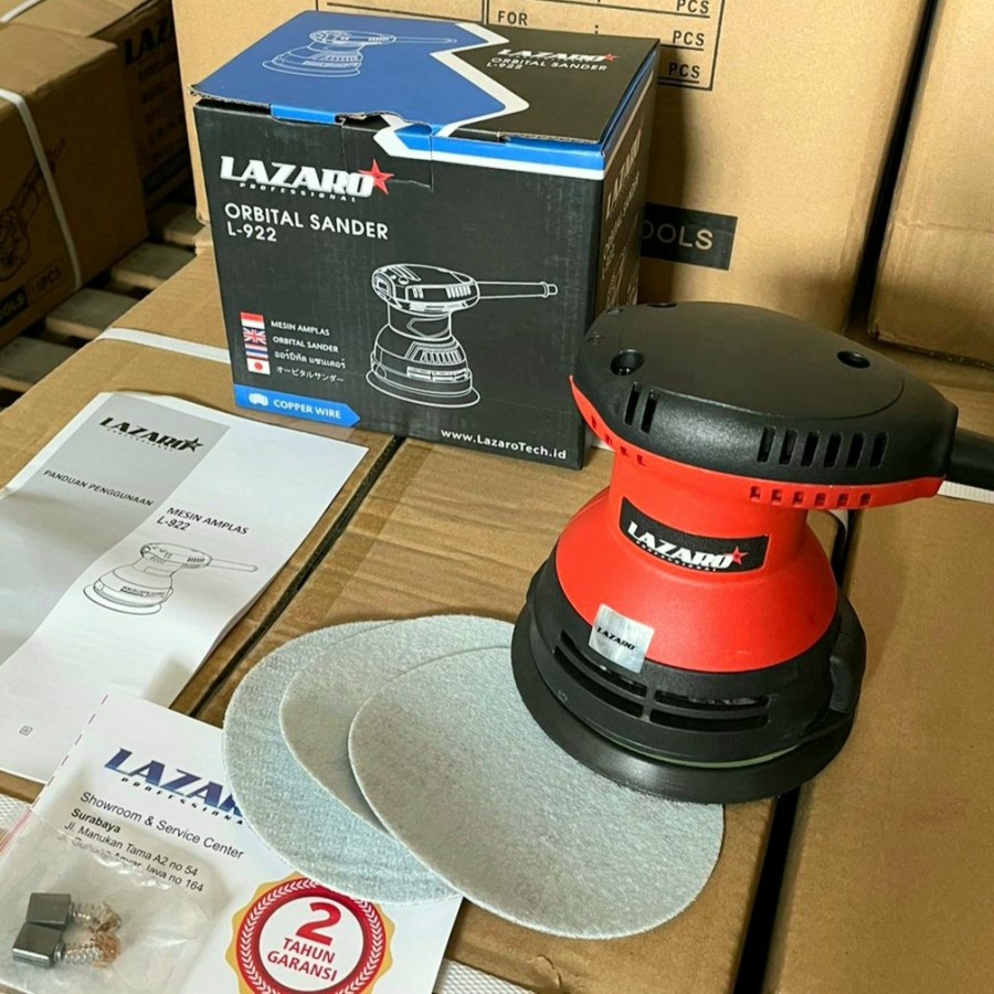 Mesin Amplas Bulat Orbital Sander L922