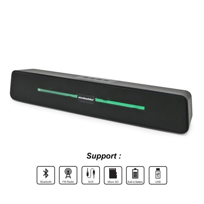 SIMBADDA PORTABLE BLUETOOTH SPEAKER CST 350N MINI SOUNDBAR EE6464F