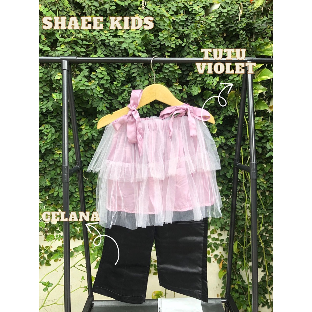 MIWA ONE SET  TUTU Atasan dan celana /Satu set tutu / Shaee kids