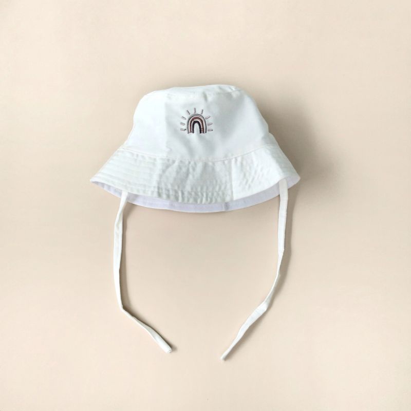 Bucket Hat Anak Topi Rimba Anak Laki Laki Perempuan 2 3 4 5 Tahun Aksesoris Fashion Anak Laki Laki Perempuan Bucket Anak Rainbow