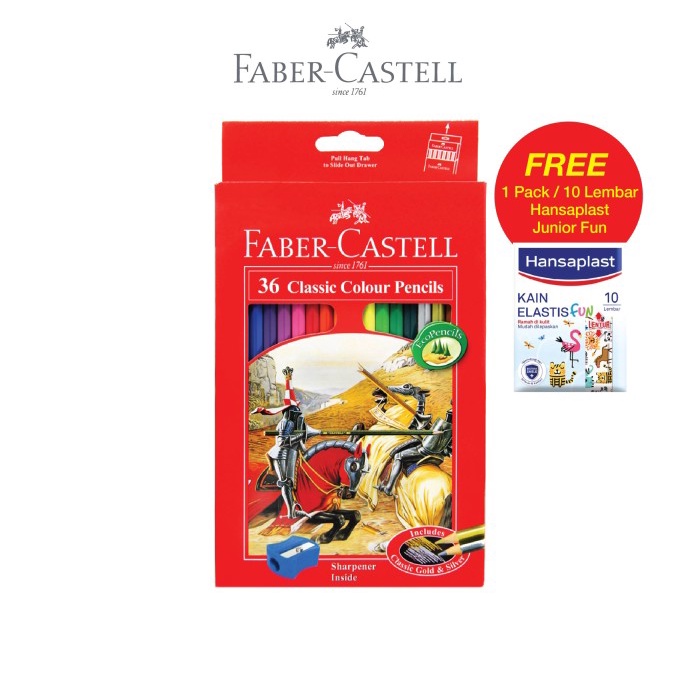 

Faber Castell Classic Colour Pencils 36 L