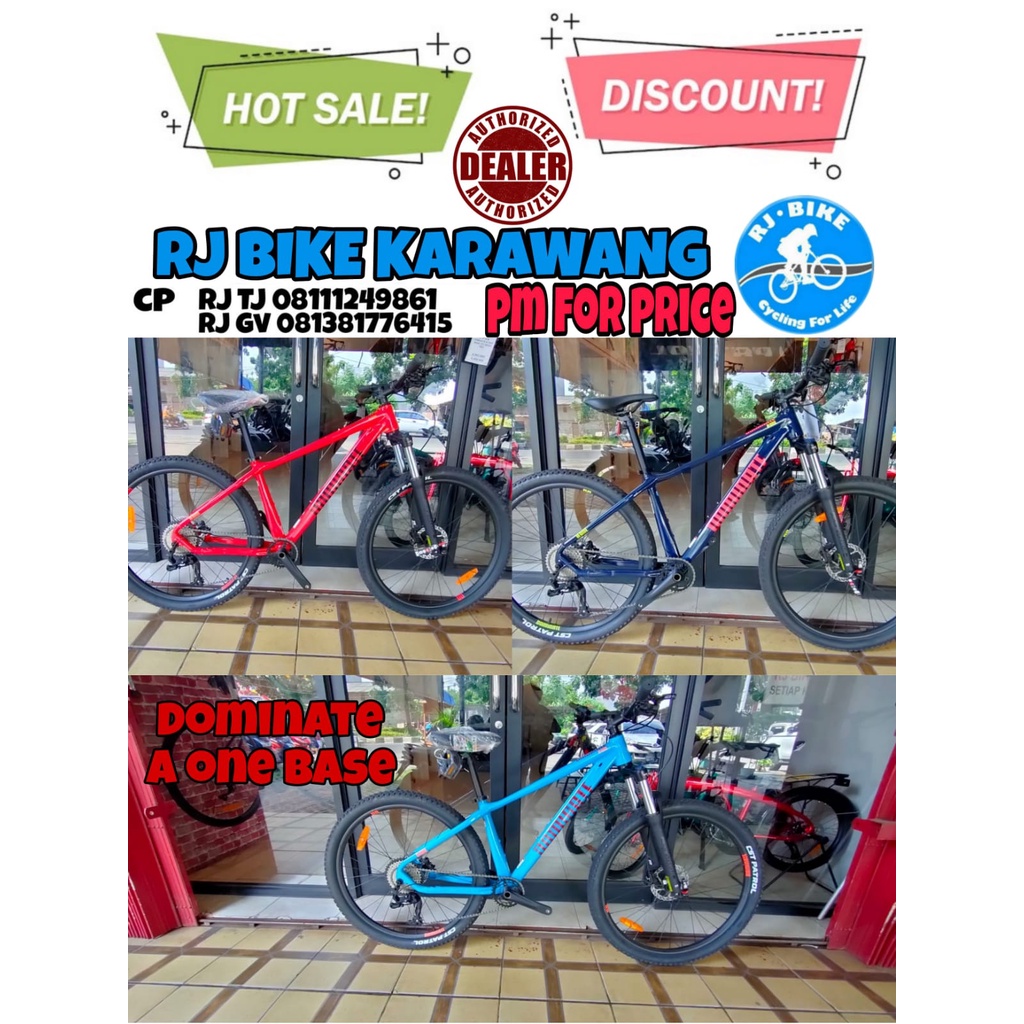 SEPEDA GUNUNG MTB DOMINATE 27.5 A ONE BASE dan A ONE COMP PROMO TERMURAH