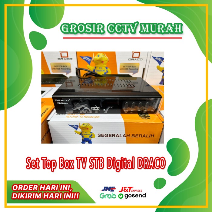 Produk Terbaru Stb Digital Draco Hdt2-800 Tv Digital Set Top Box Tv