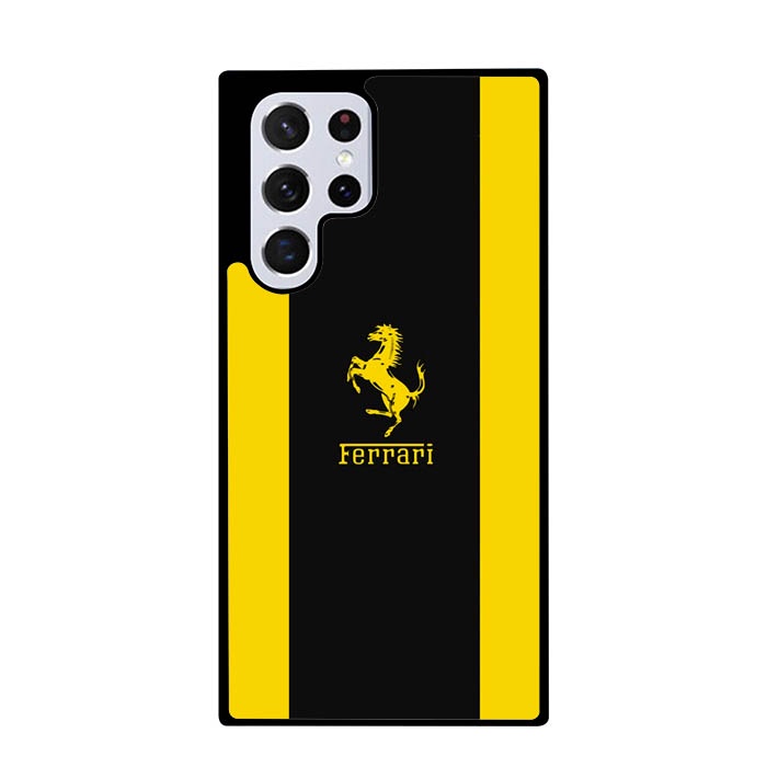 Case Casing Samsung S22 S21 S20 S10 S9 S8 S7 Ultra Plus FE 5G ferrari logo BO0098