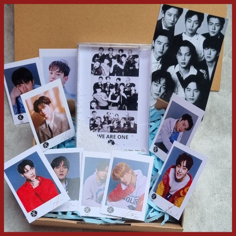 hampers natal / snow frame exo