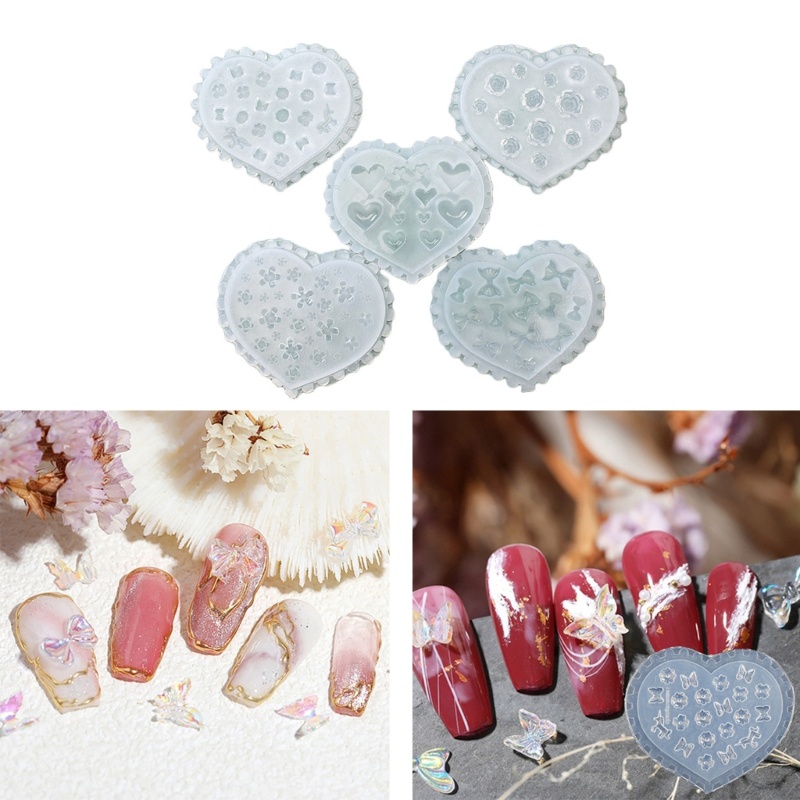 Siy Cetakan Silikon Bentuk Hewan 3D Untuk Dekorasi Nail Art