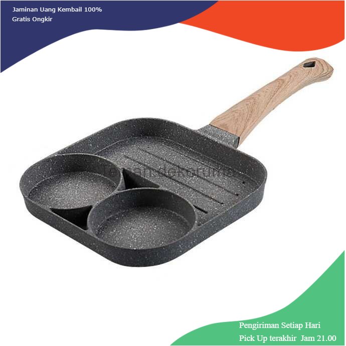 TD - PR Jianbaoyuan Teflon Panci Telur Omelet Egg Fyring Pan Non-stick - JBY-257