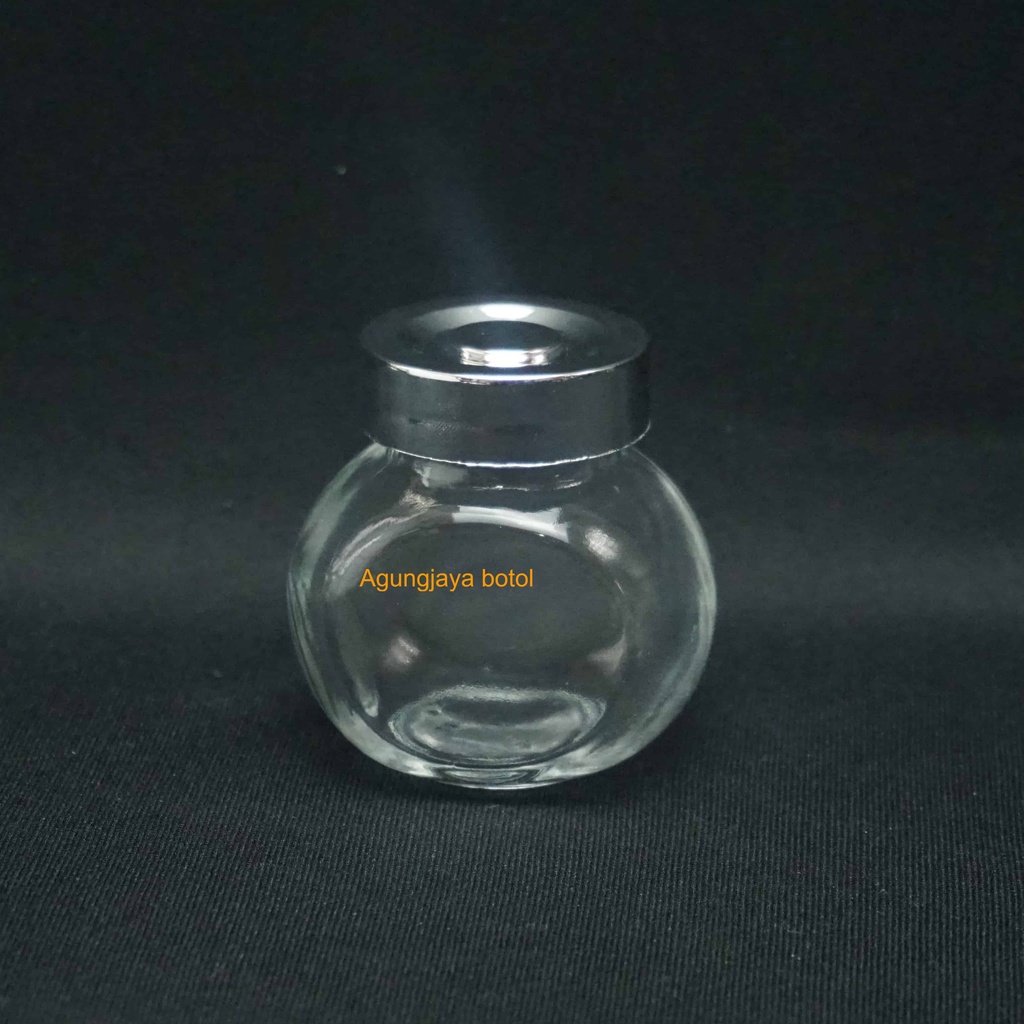 Toples Kaca 50 ml Duduk Clear / Toples Kaca / Jar Kaca