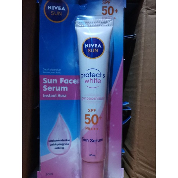 NIVEA Sun Face Protection Serum Spf 50+ Pa +++ - Instant Aura 30ml / Oil Control