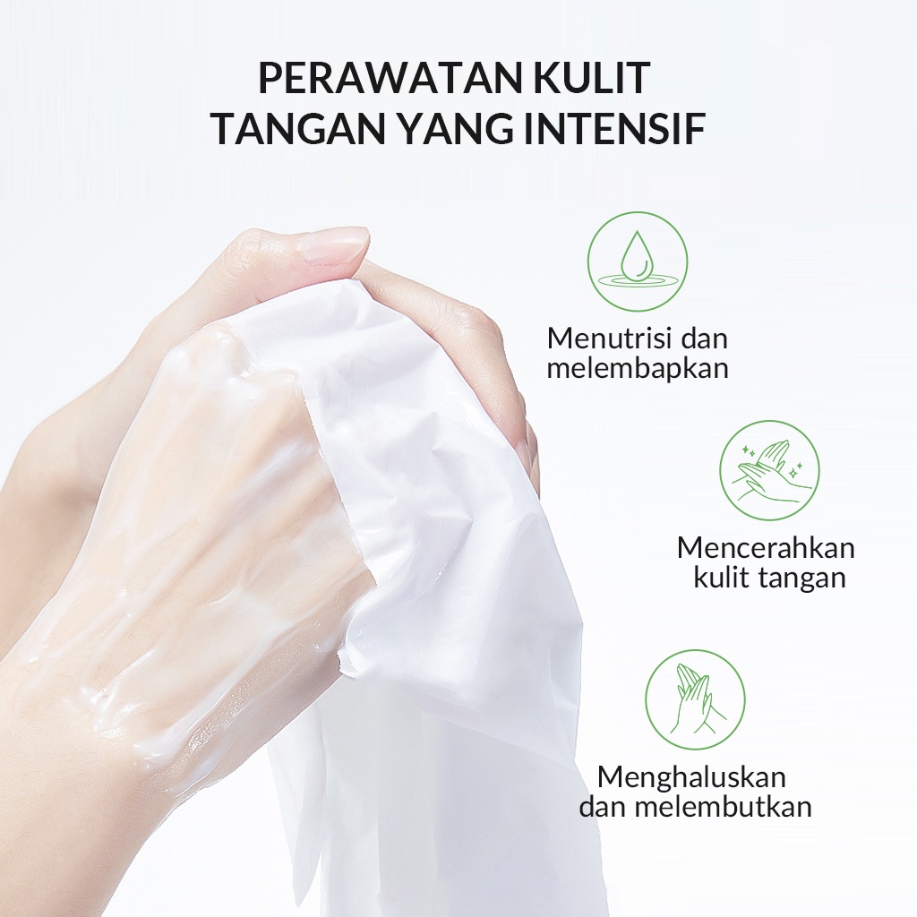 BIOAQUA FOOT MASK &amp; HAND MASK WITH NIACINAMIDE BRIGHTENING MOISTURIZING 35GR / MASKER KAKI &amp; MASKER TANGAN BIOAQUA BPOM