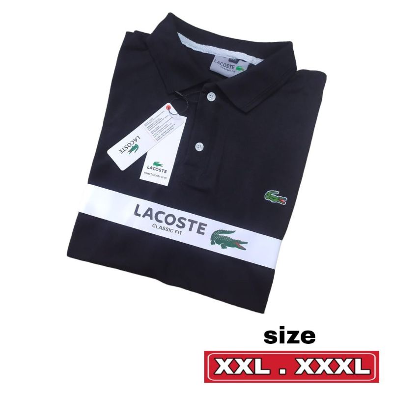 KAOS KERAH JUMBO L4C05TE ~ KAOS WANGKI PRIA JUMBO ~ KAOS KERAH XXL XXXL ~ POLO SHIRT BIGSIZE ~ KAOS 