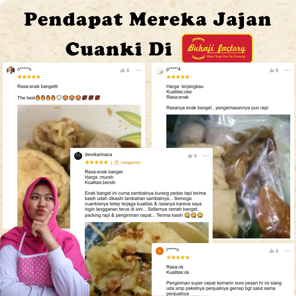 Baso Cuanki Cuangki Tahu Instan Kering Khas Bandung Kuah Pedas Gurih Bikin Bapper by Buhaji Factory