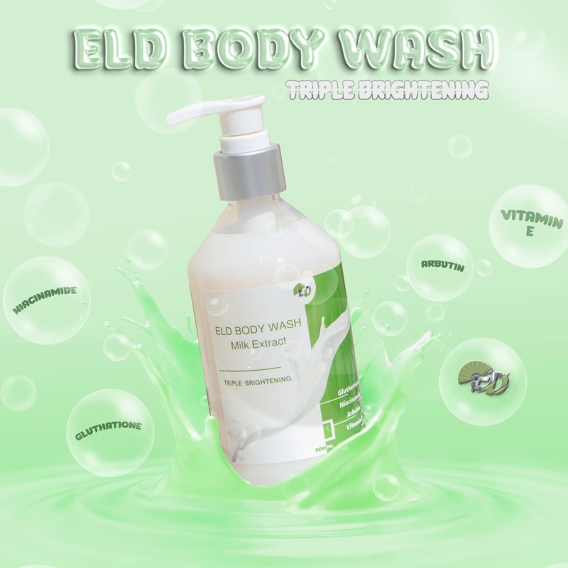 ELD BODY WASH DOUBLE BRIGHTENING || SRCUB WASH || MILK EXTRACT