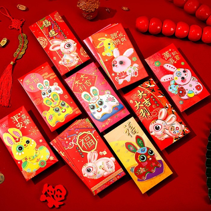 Jual Terbaru Angpao Kelinci Angpau Imlek Panjang Amplop Ampau Grosir Murah Angpau Harga