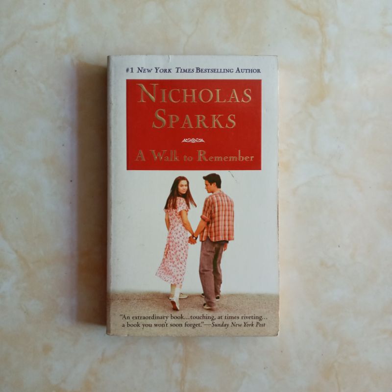 Nicholas Sparks - A Walk to Remember Novel Preloved