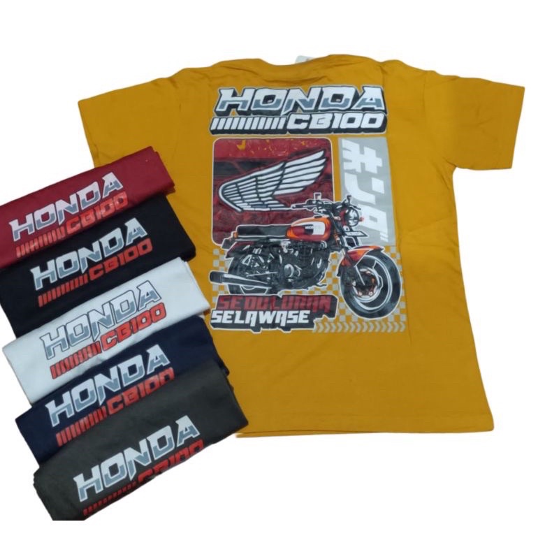 KAOS ANAK HONDA CB NYEBE KIDS ATASAN MOTOR