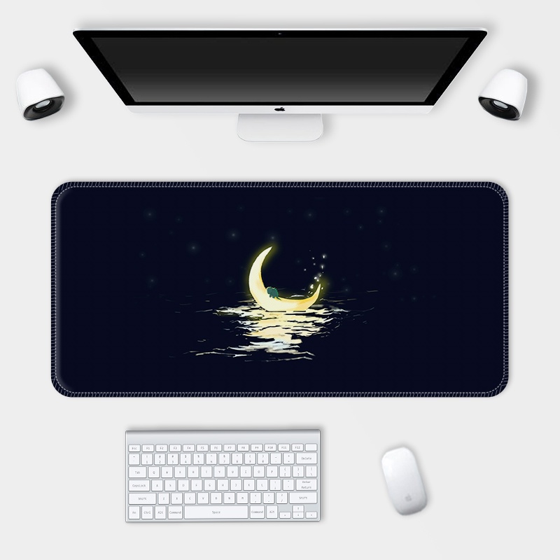 Mouse Pad Bahan Kulit Anti Air / Slip Ukuran Besar