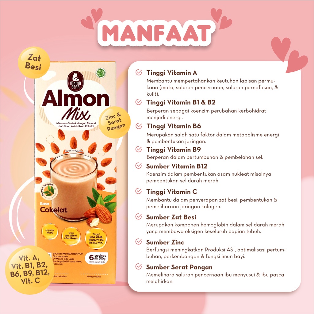 MamaBear Almon Mix | Pelancar ASI | ASI Booster