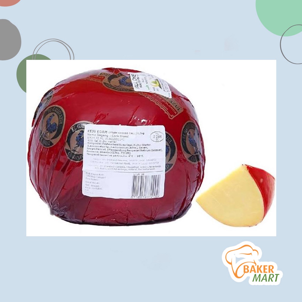 

Keju Edam 1 Bulat/Bola