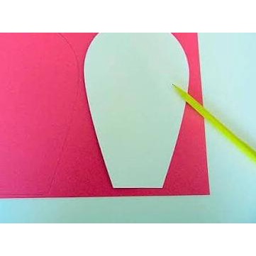 Template Pola Paper Flower C