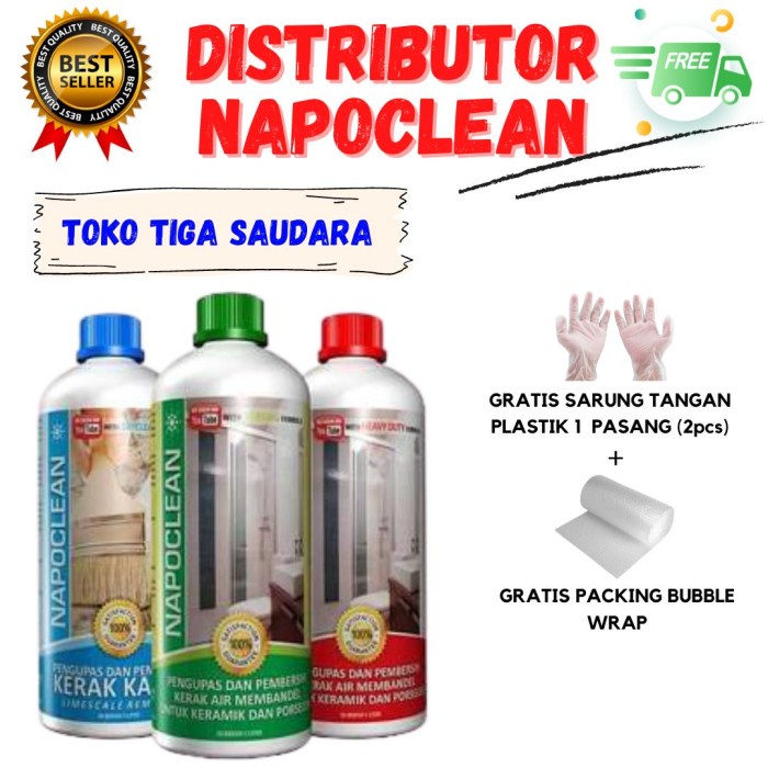 Napoclean 1 Liter Pembersih | Pembersih Keramik Napoclean 1 Liter - Biru