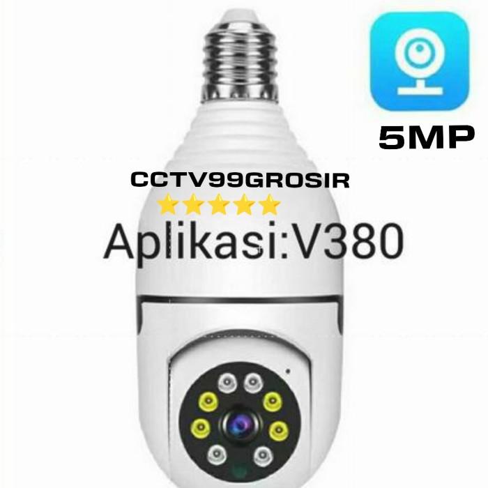 KAMERA CCTV WIFI BENTUK BOHLAM/ LAMPU V380