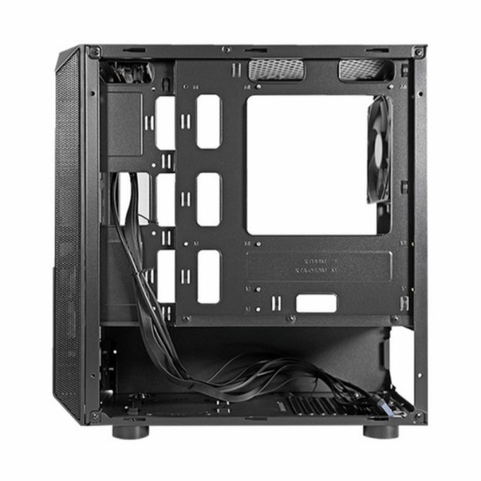 PC Case Cube Gaming Kellva Black M-ATX Tempered Glass Free 1Fan 12cm