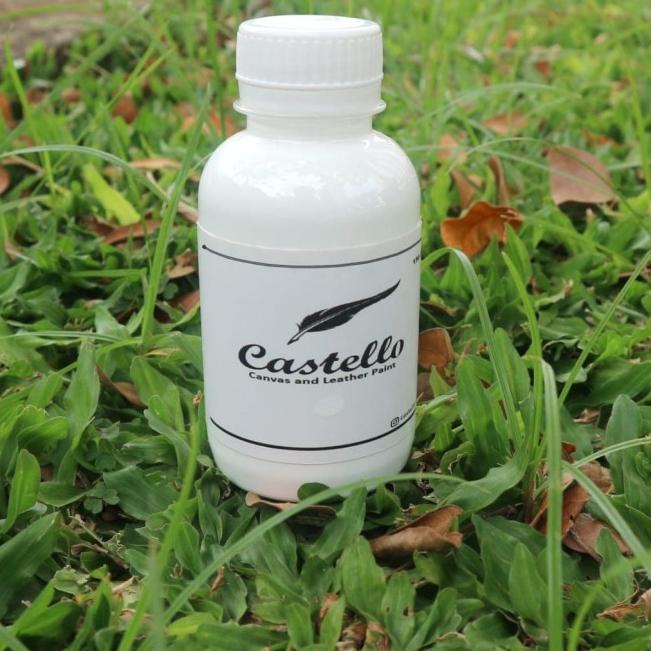 Cat Khusus Sepatu dan Tas Bahan Kulit dan Canvas Putih Murah - Putih