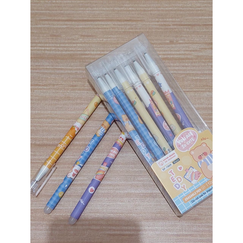 

Bolpen Gel Hapus/Erasable Pen isi 12 pcs