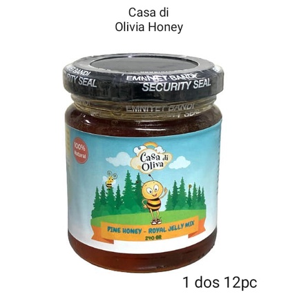 Madu Anak Casa Di Oliva 240 ml dengan Royal Jelly Pine Honey - Merangsang kecerdasan dan menambah nafsu makan