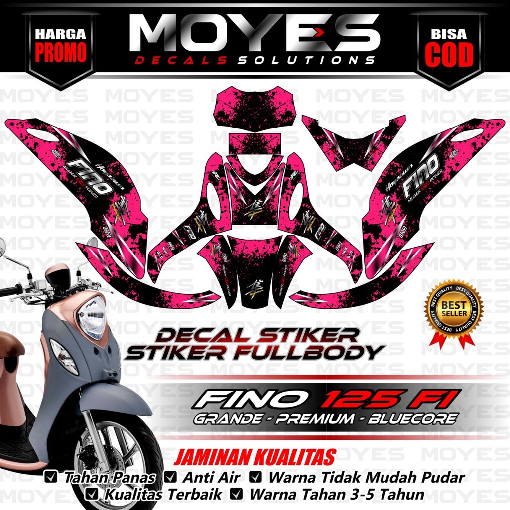 Decal Fino 125 Full Body Stiker Fino 125 Full Body Stiker Fino 125 Full Body Varias Stiker Motor Fin