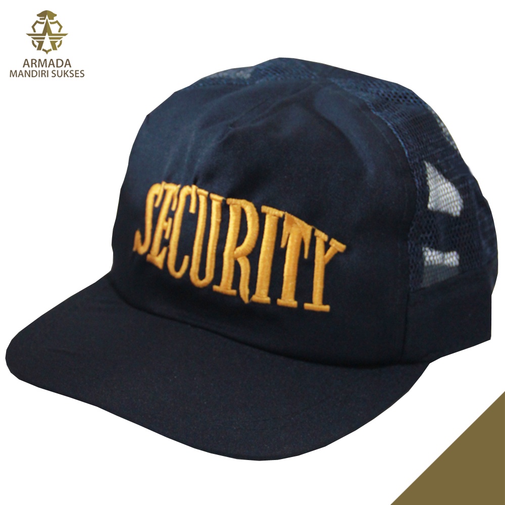 Topi Larici Security Tulisan - Topi Security