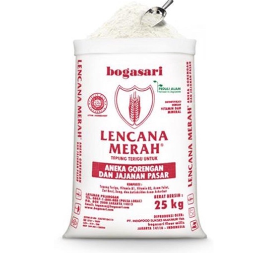 

Tepung Terigu Lencana Merah 25kg