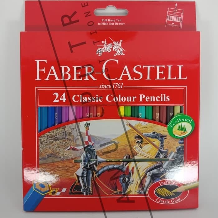 

[COD] pensil warna faber 24 classic