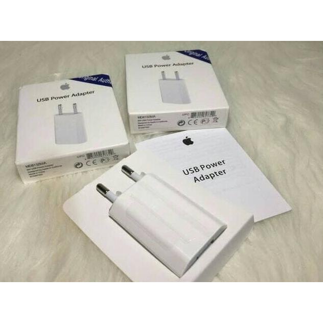 Adaptor charger iphone 5 6 6s 7 8 + plus x xr xs max kepala original