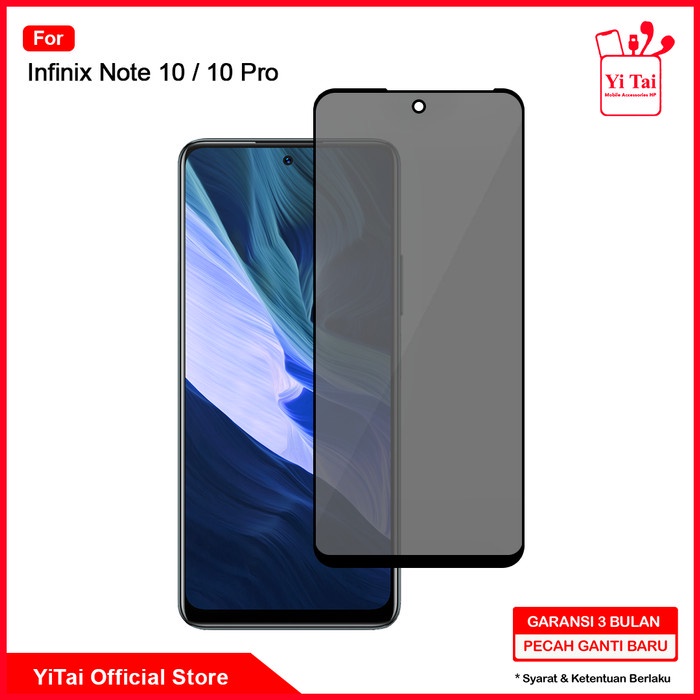 PUY - Tempered Glass Spy Infinix Note 10 Infinix Note 10 Pro