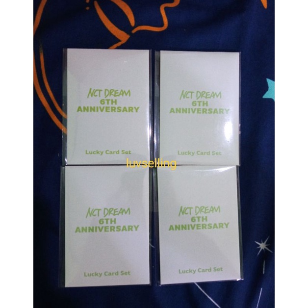 Lucky draw pc md 6th anniversary nct dream jaemin jeno renjun merchandise photocard