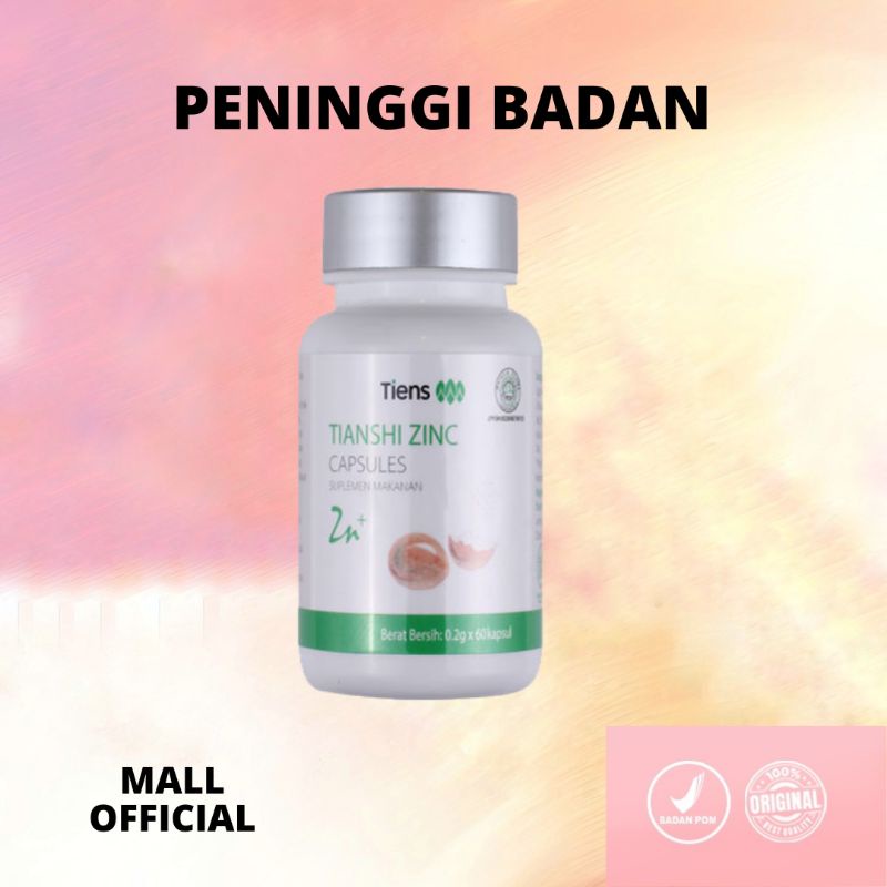 Obat Kapsul Suplemen Vitamin Peninggi Badan Tiens Dewasa Remaja Super Cepat