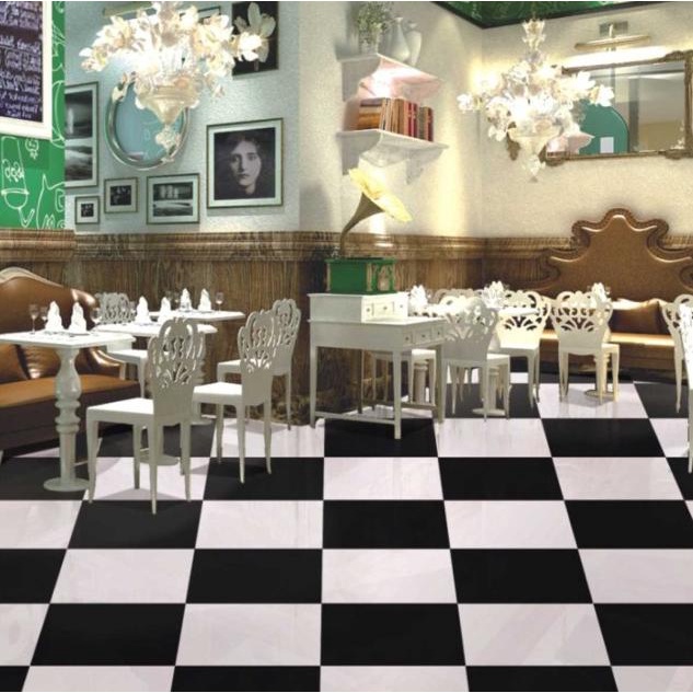 KIA Granit Super Black 60x60 Kw1 Granit Hitam Polos Double Loading