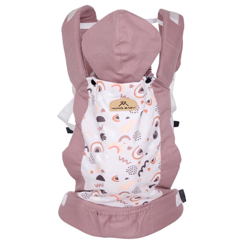 Mom's Baby Gendongan Bayi Ransel SSC M-Shape With Hoddie Aurora Series mbg 2040