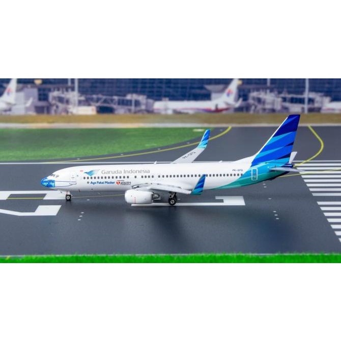 Diecast Pesawat Garuda Indonesia B737-800 Pk-Gfq Phoenix 1:400