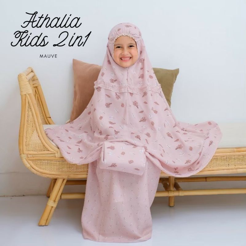 Athalia Mukena Rayon Anak Balita SD Remaja