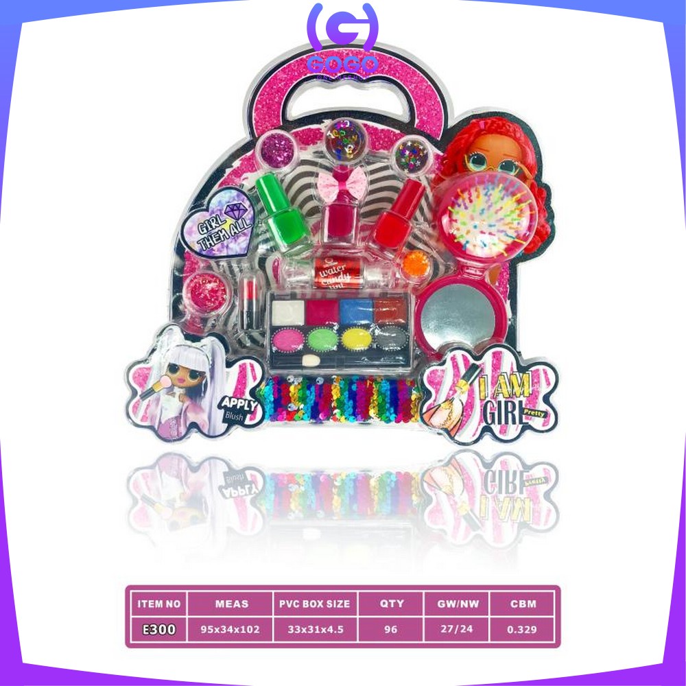 GOGO-M98 Mainan Anak Perempuan Make Up Kutek Set Mainan Anak Cewek Cat Kuku Nail Polish Manicure Toy