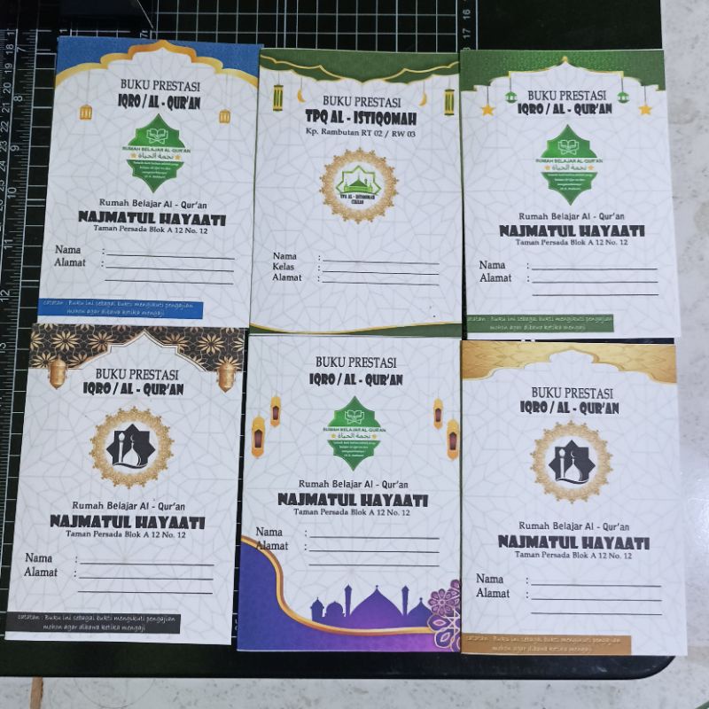 

BUKU PRESTASI UKURAN A6